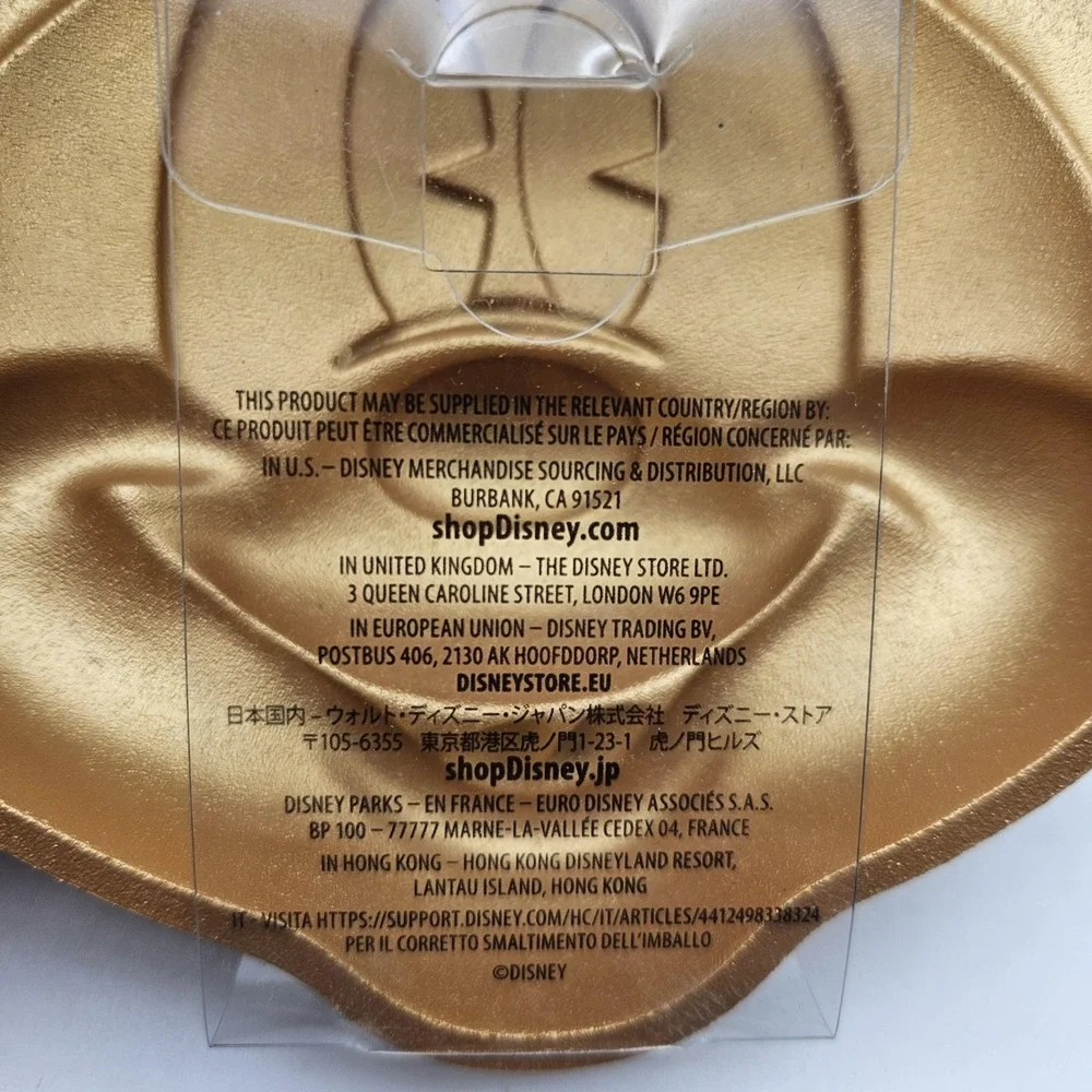 Disney Gold Mickey Mouse Cake Pan Mold Bakeware ShopDisney Parks‎ New with Box